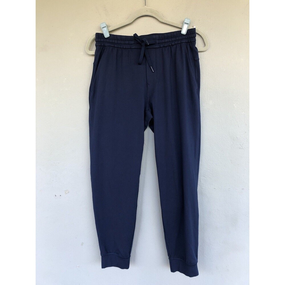 Lululemon Soft Jersey Jogger Pants Men S 28 Blue Athleisure Track Pants M5BGPS